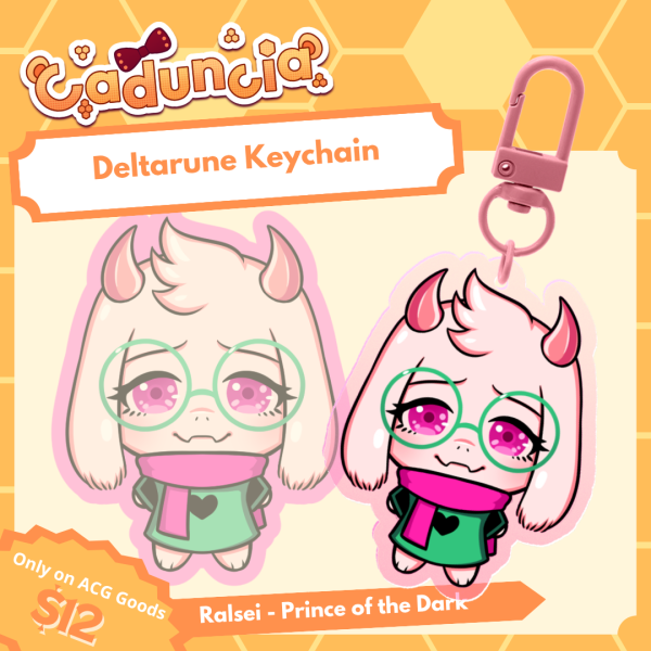 Ralsei Keychain