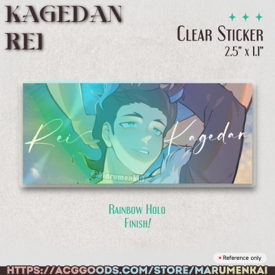 Rei Kagedan [Clear Sticker]