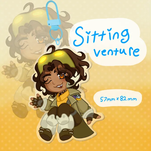 Venture overwatch acrylic keychain!!