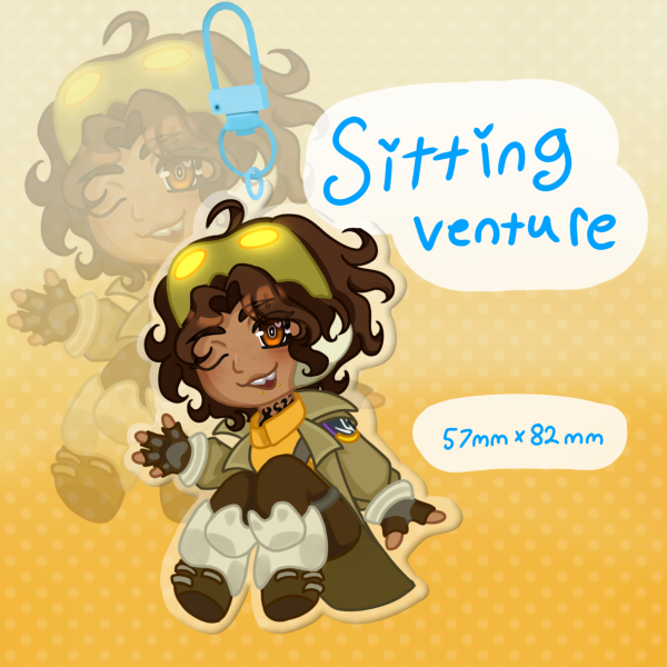 Venture overwatch acrylic keychain!!
