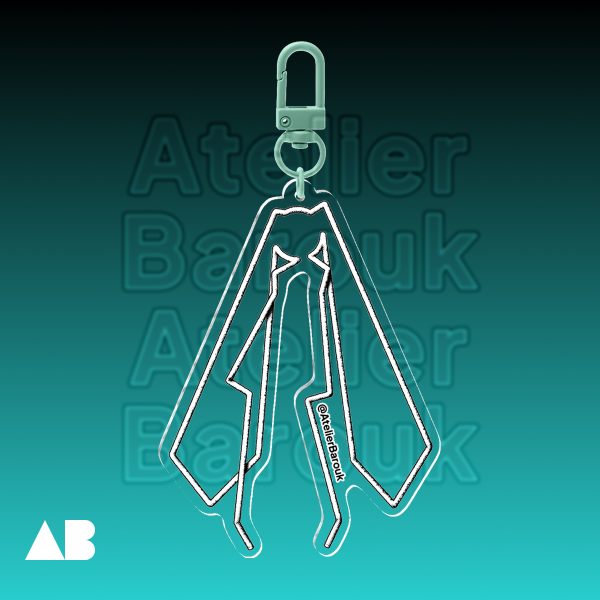 "John Rod Miku" Acrylic Keychain