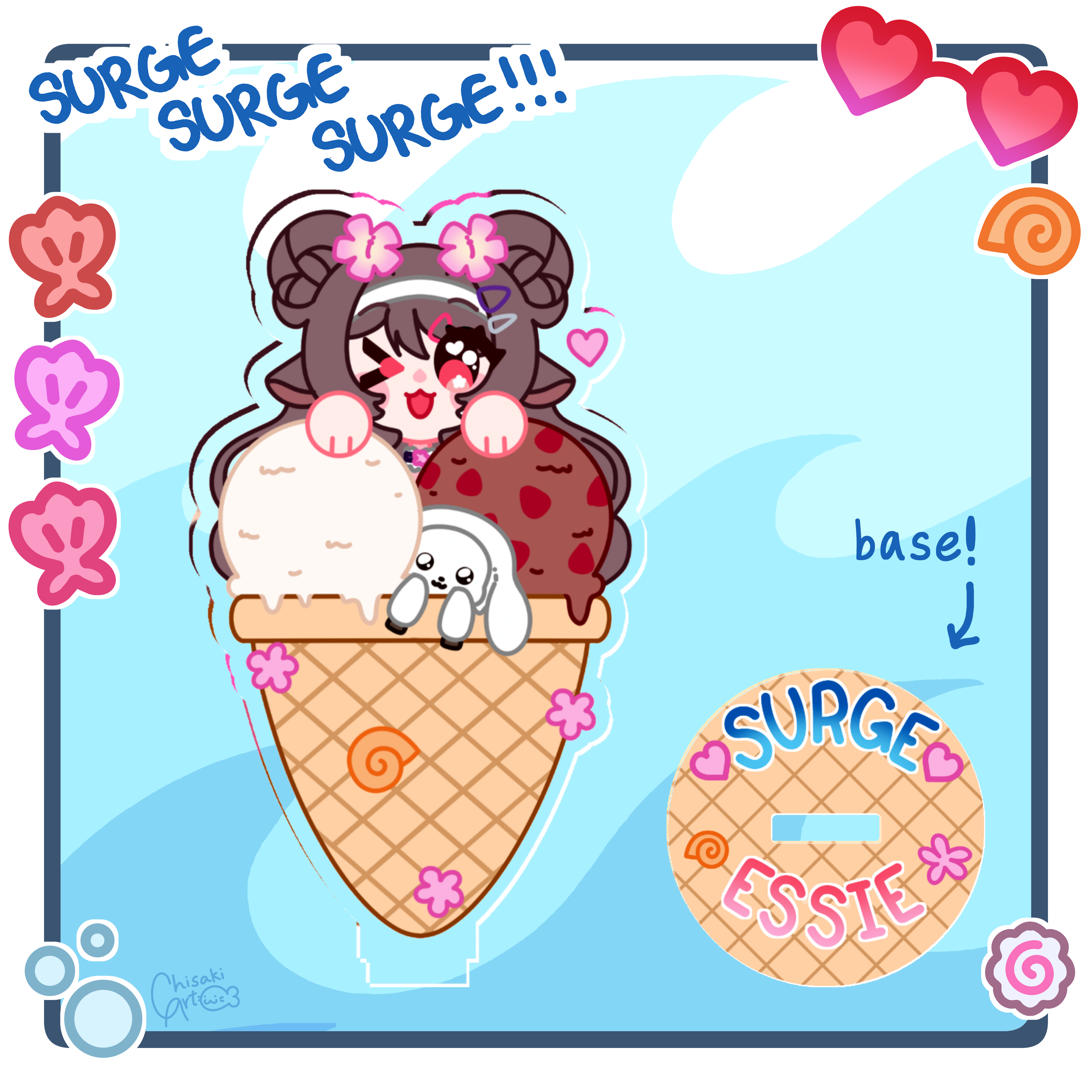 SURGE - Essie Ice Cream Standee