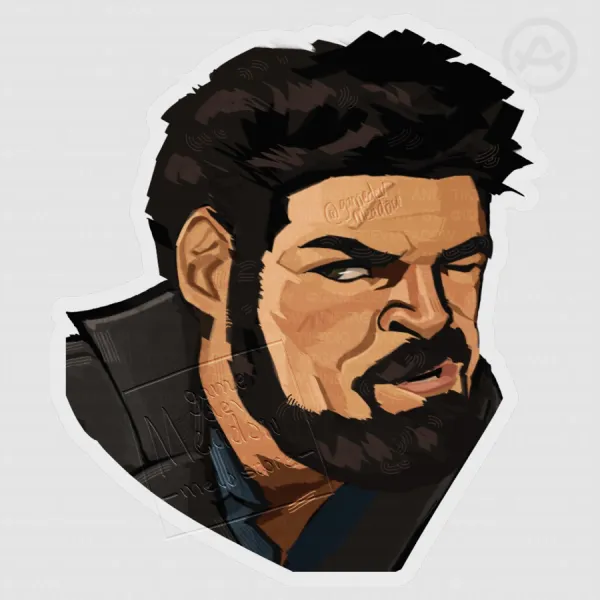 Billy Butcher (The Boys) Fan Art Sticker