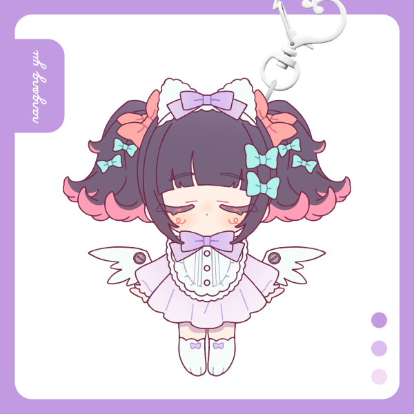 Nangong Yu | Glitter epoxy keychain