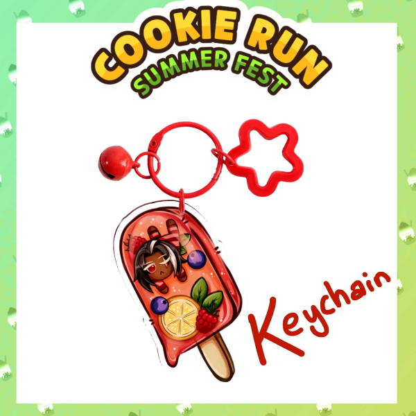 Dark Choco Cookie Summerfest- Acrylic Keychain