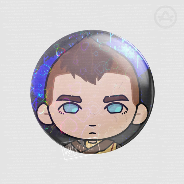 Atreus God of War Ragnarök Chibi Round Badge (HOLOHEART)