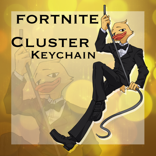 Cluster | Tux vers. | Fortnite Keychain