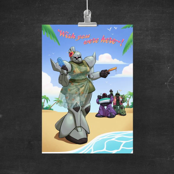 Gelgoog Summer Poster *Big Size