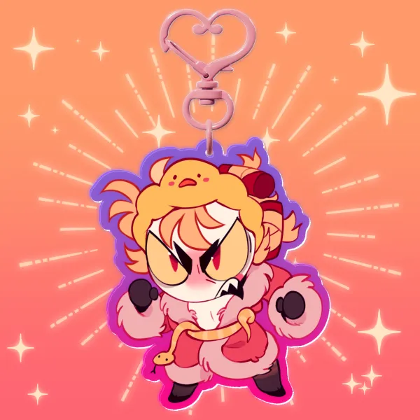 Stop laughing at me || Clear Acrylic keychain