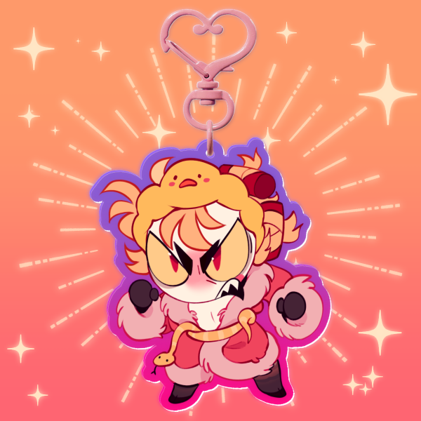 Stop laughing at me || Clear Acrylic keychain