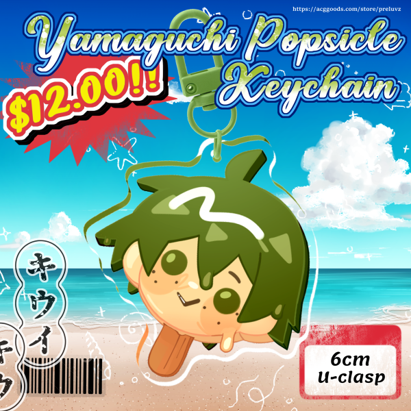 Yamaguchi Popsicle Acrylic Keychain