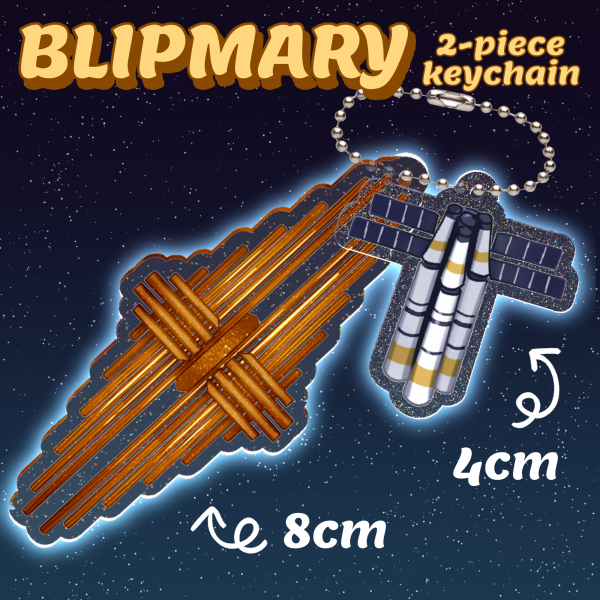 Blipmary 2-piece Keychain