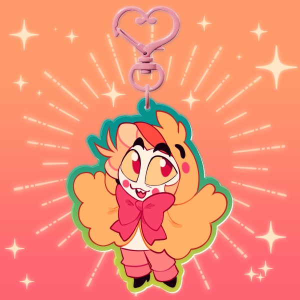 I look great! || Clear Acrylic keychain