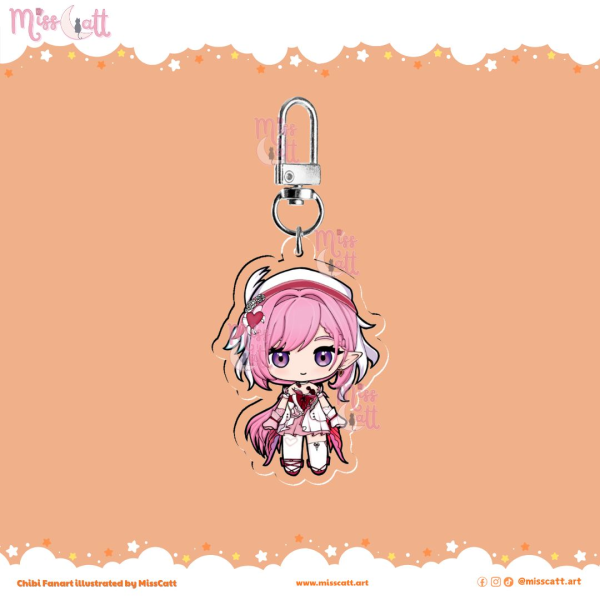 Honkai Impact 3rd | Elysia Love Elf | Acrylic Keychain