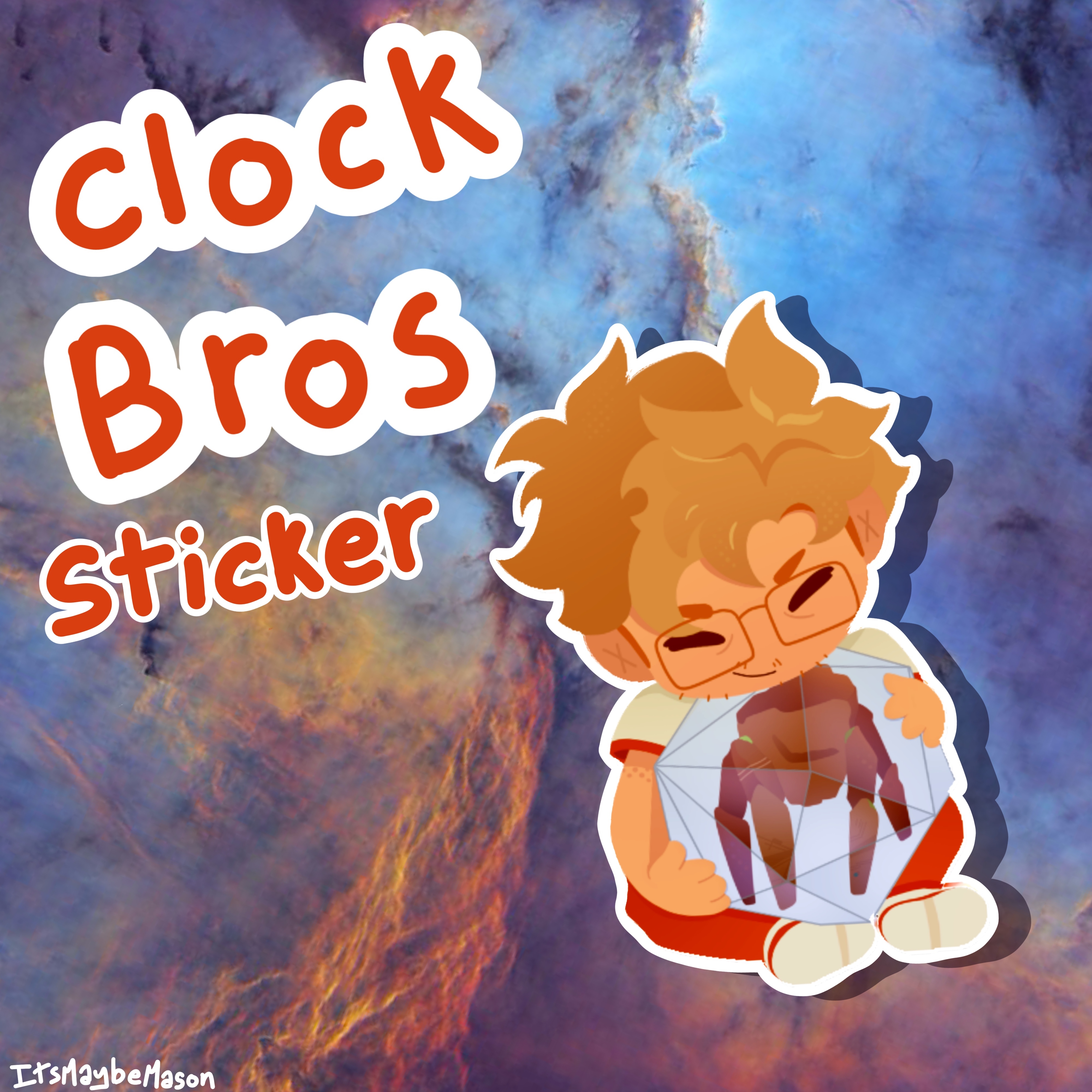 Clock Bros Sticker