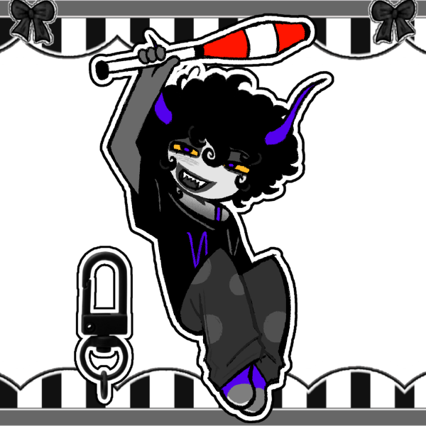 gamzee makara keychain
