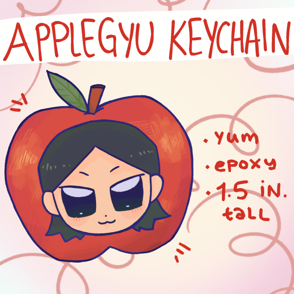 Apple Namgyu Squid Game Epoxy Keychain