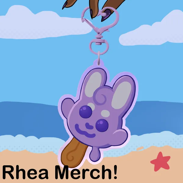 Rhea Popsicle Acrylic Keychain