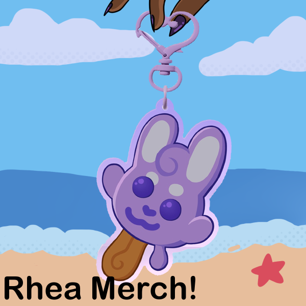 Rhea Popsicle Acrylic Keychain