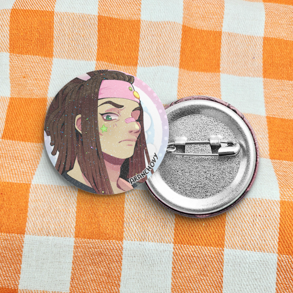 Mink DMMD 1.26" Round Badge (Button Pin)