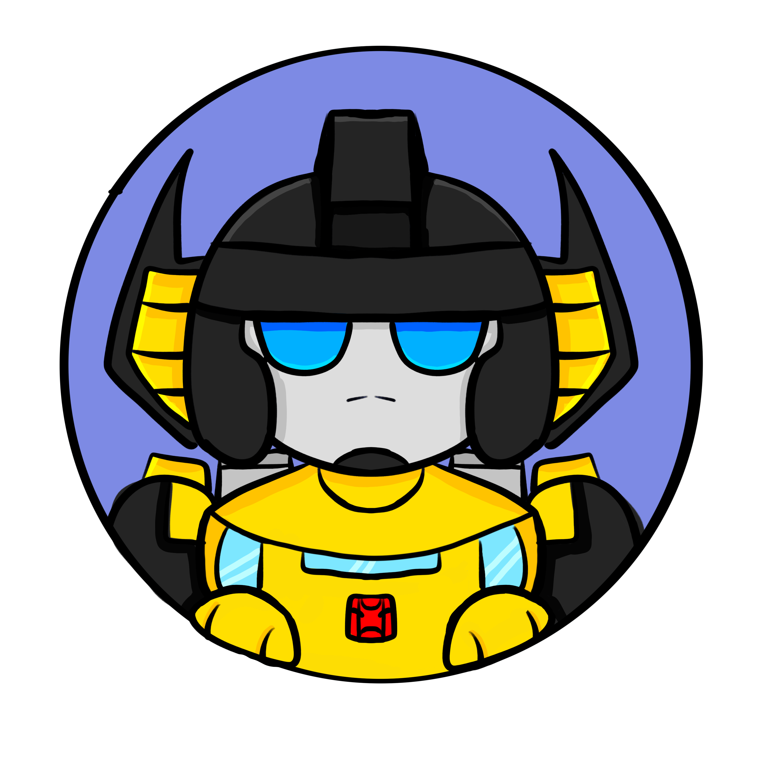 Peeking Sunsteaker Sticker