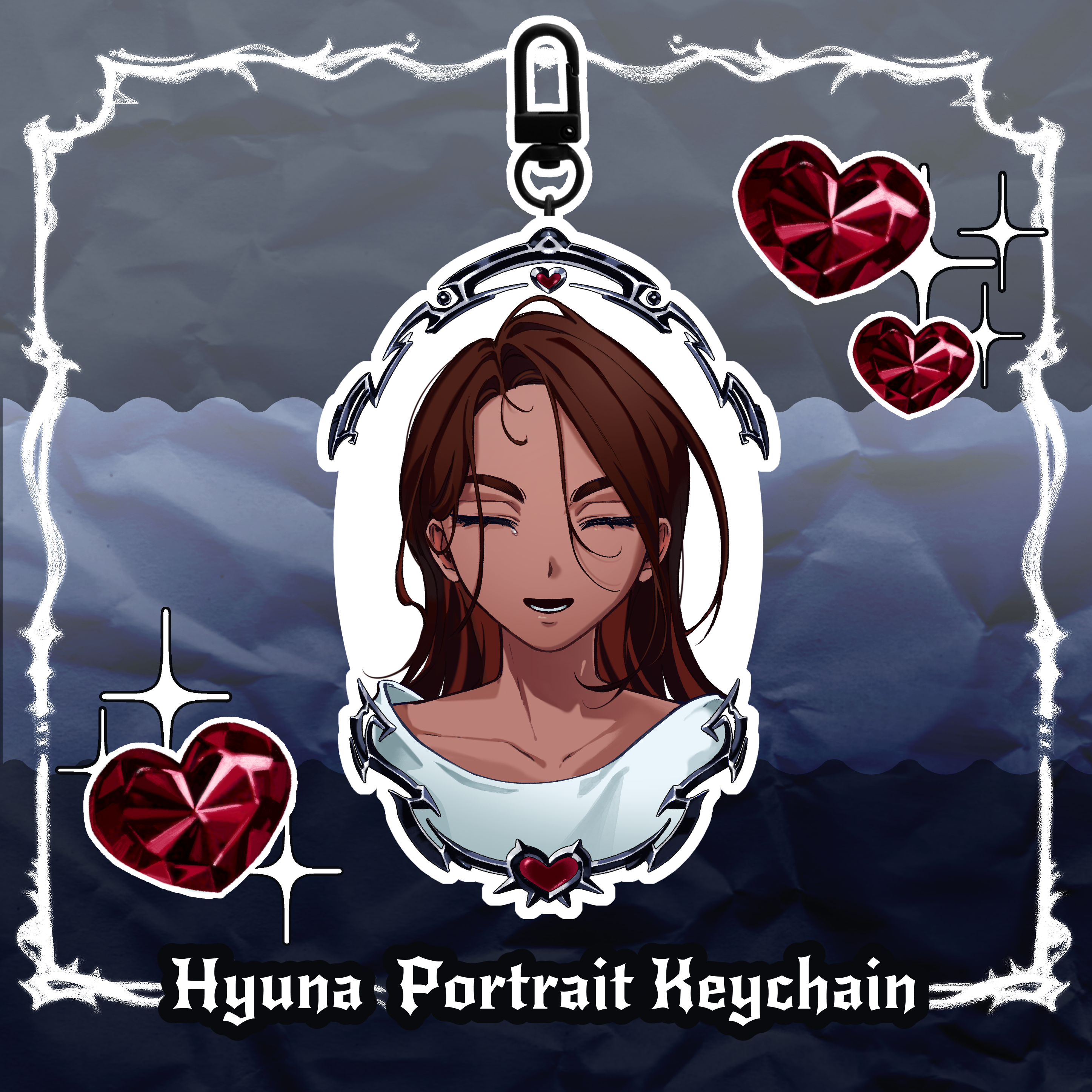 Hyuna Portrait Keychain [ Alien Stage ]