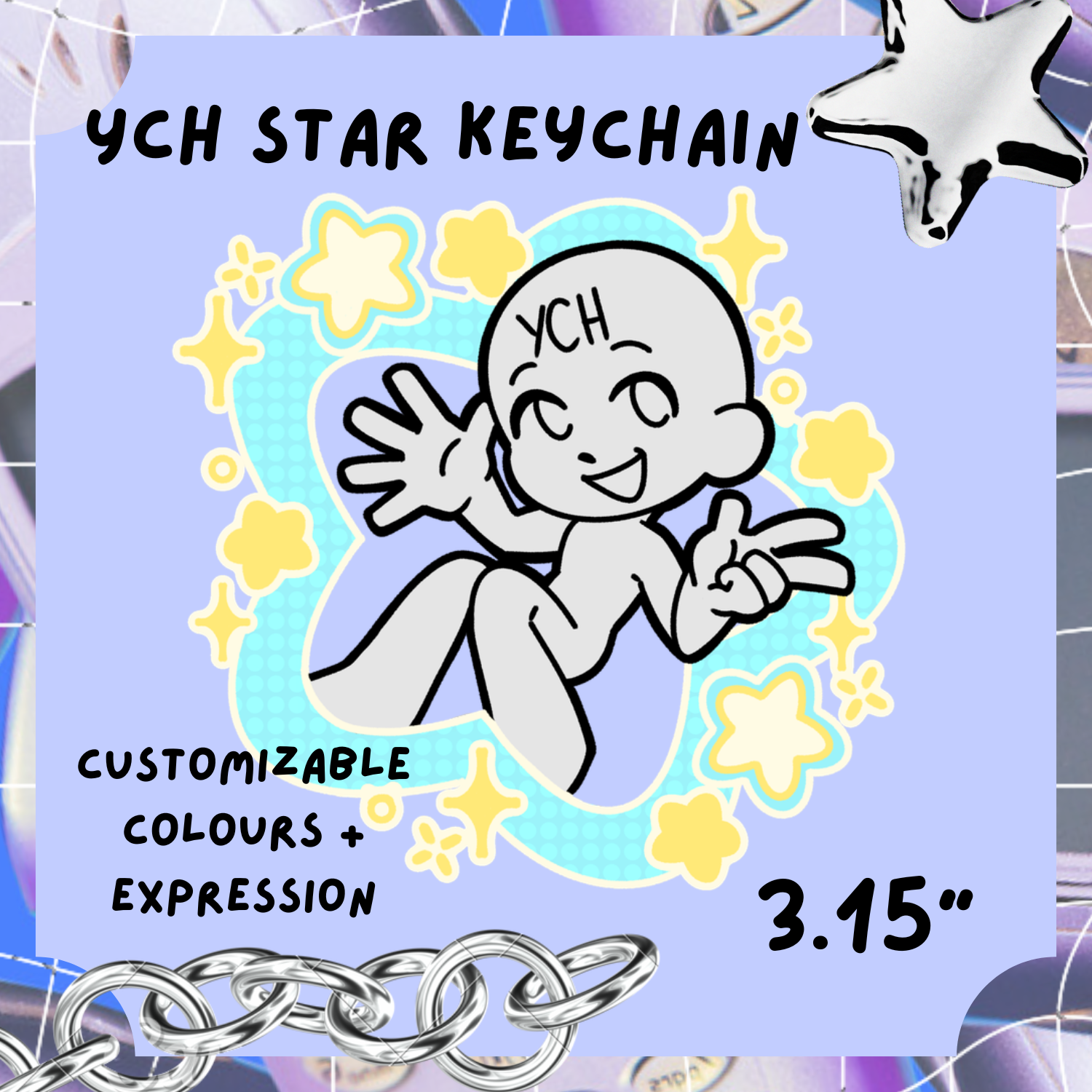 YCH Star Keychain 💫