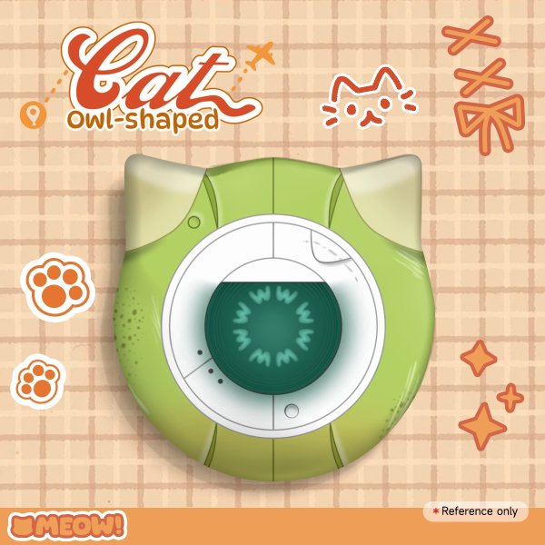 Mike WaCOREski Cat Shaped Button