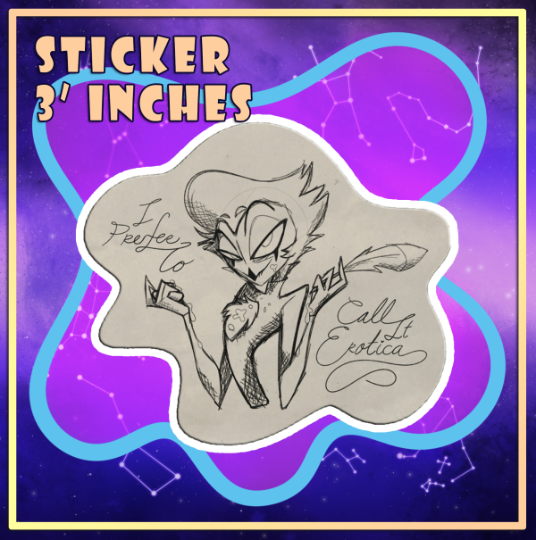 I Prefer To Call It Erotica || Soft Touch Sticker