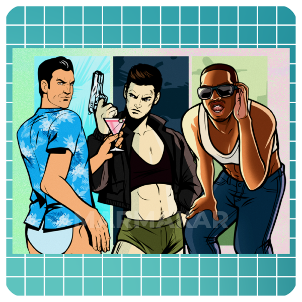 GTA Trilogy Holographic Photocard