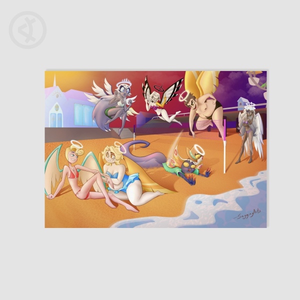 Summertime Angels Print