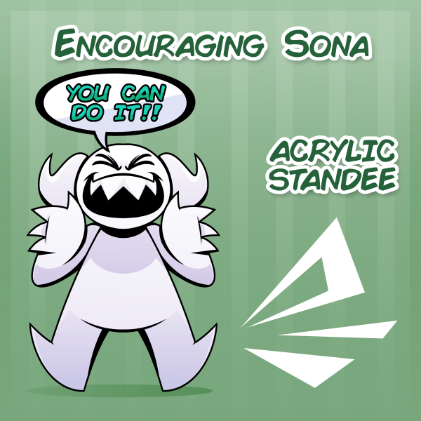 Encouraging Sona - Acrylic Standee