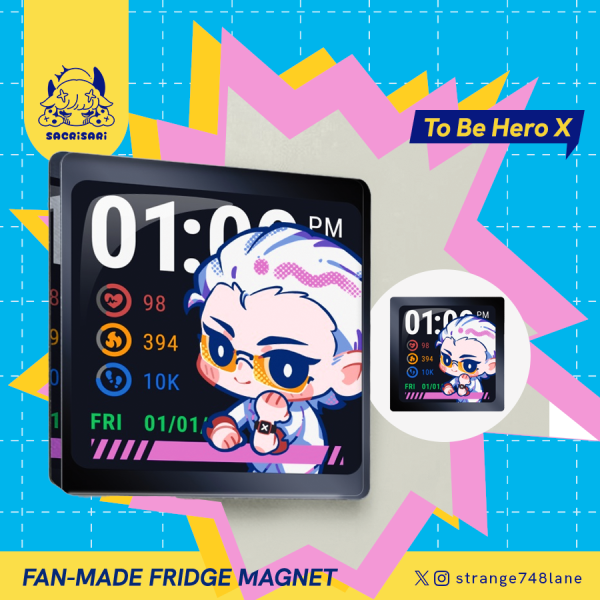 TBHX Hero X Square Fridge Magnet
