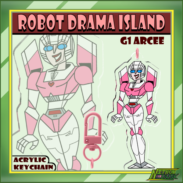 G1 Arcee - Robot Drama Island - Acrylic Keychains