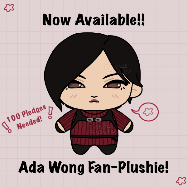 Ada Wong - Resident Evil 4 Remake Fan Plushie