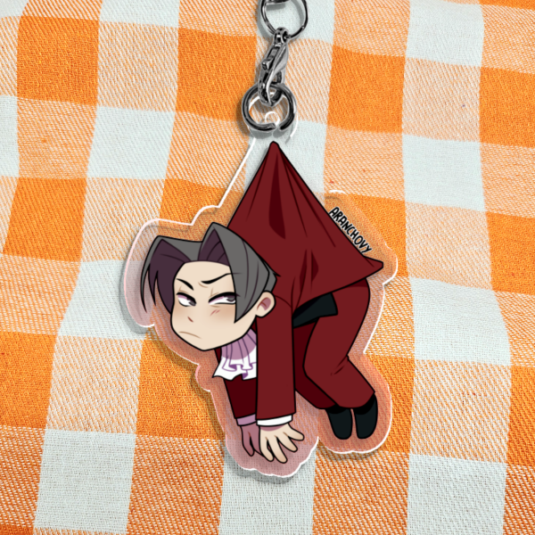Miles hanging phone strap