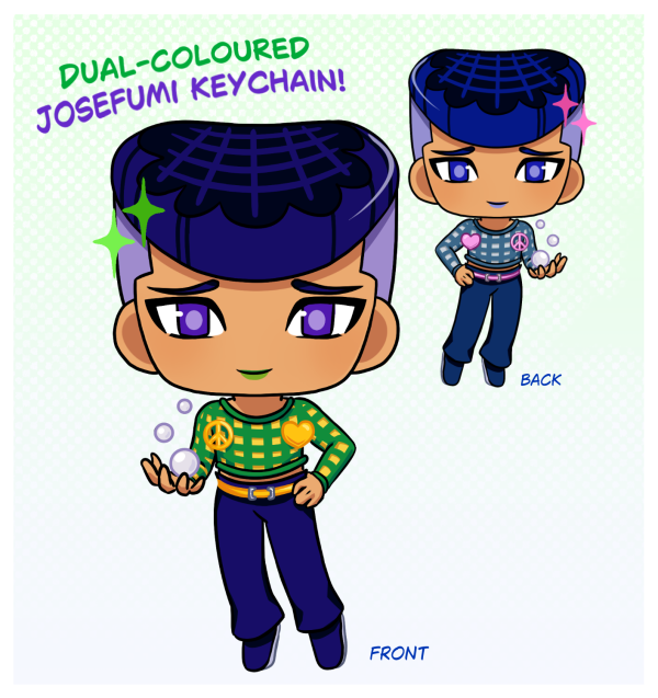 Dual-Colour Josefumi Keychain