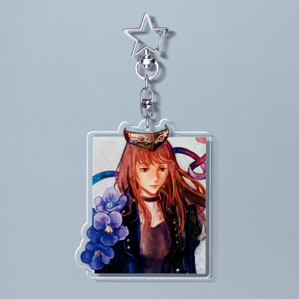 [Clear Acrylic Charm] Violet