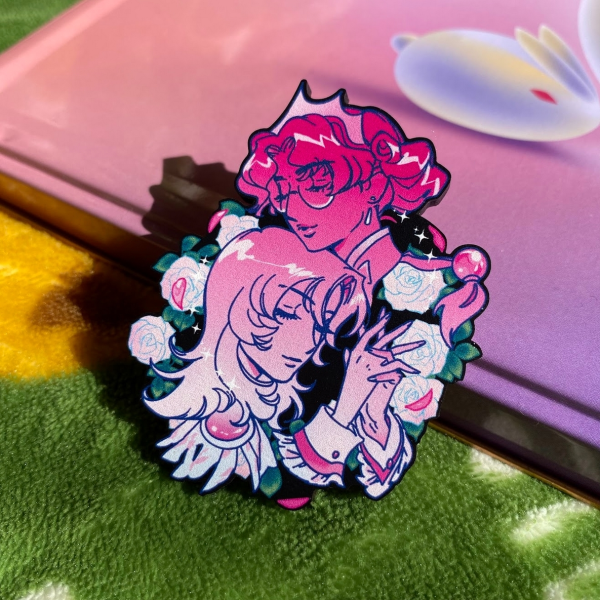 Utena & Anthy Wooden Pin