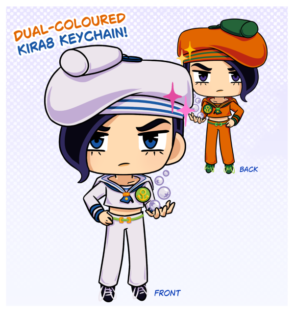 Dual-Colour Kira Keychain