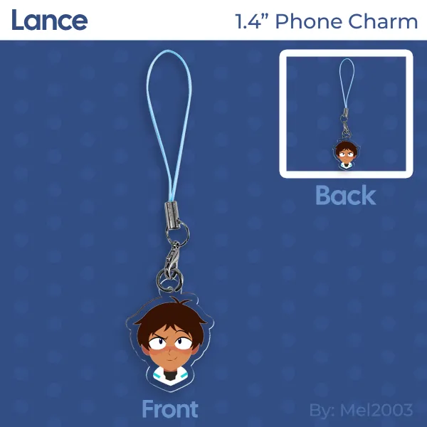 Lance - Acrylic Phone Charm