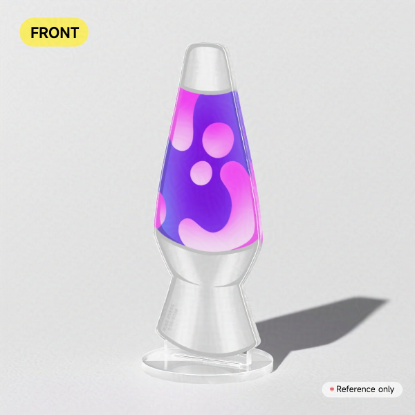 Purple And Pink 12CM Acrylic Lava Lamp