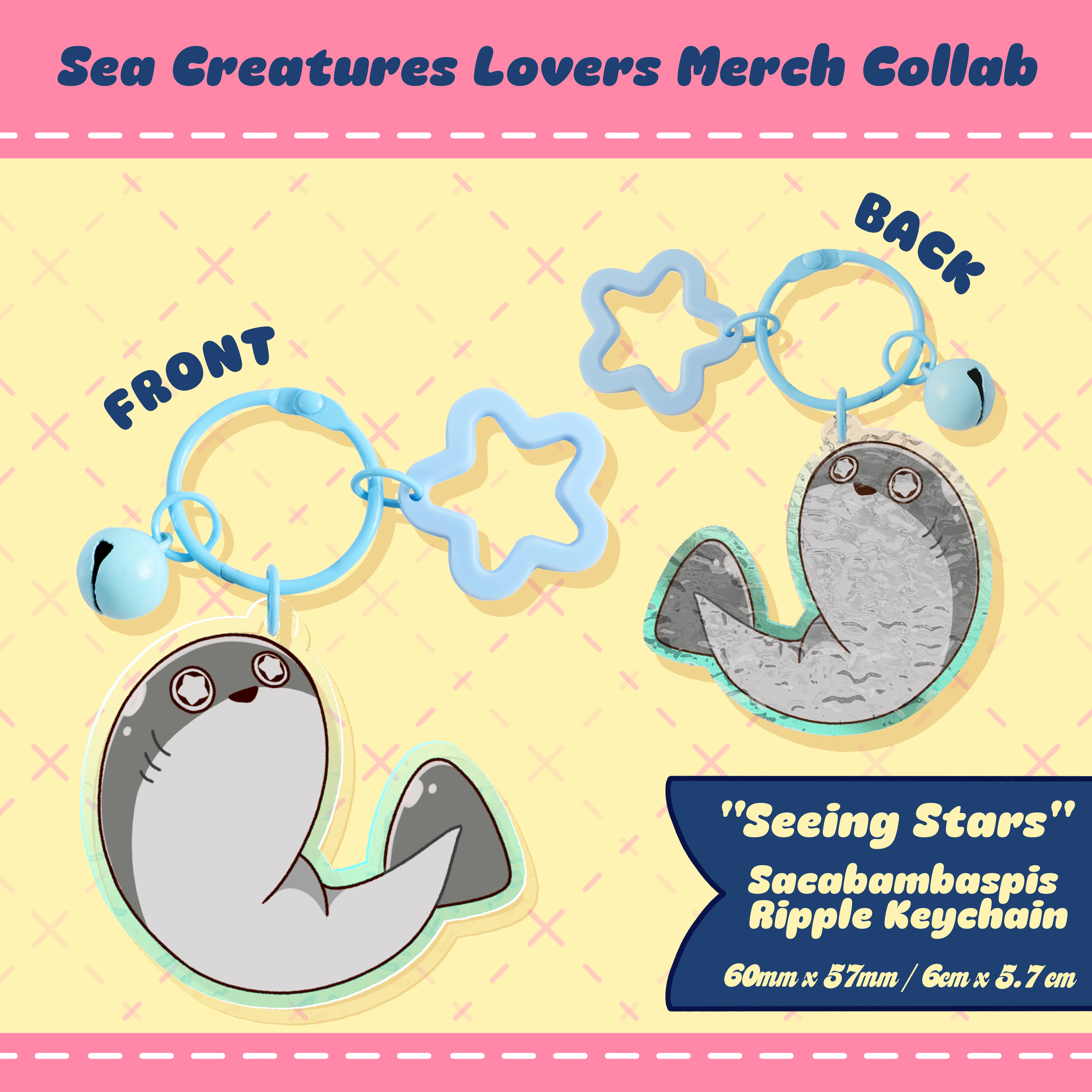 "Seeing Stars" │ Ripple Keychain