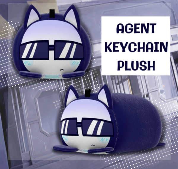 AGENT Alan Becker Plush Keychain
