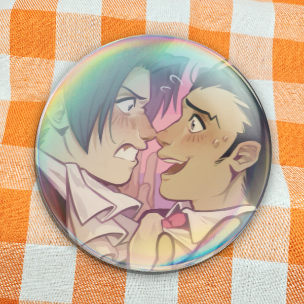 Wrightworth Holographic Round Badge (Button Pin)
