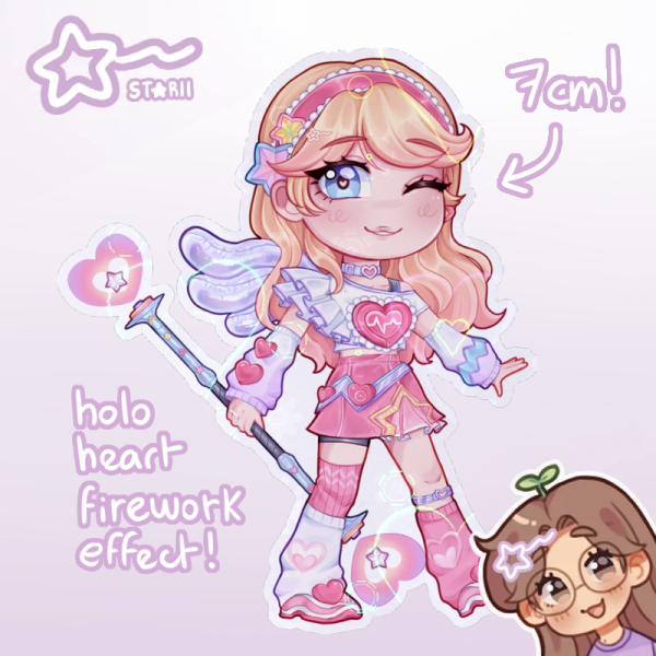 Lovestruck Lux ᯓ★ Big Sticker