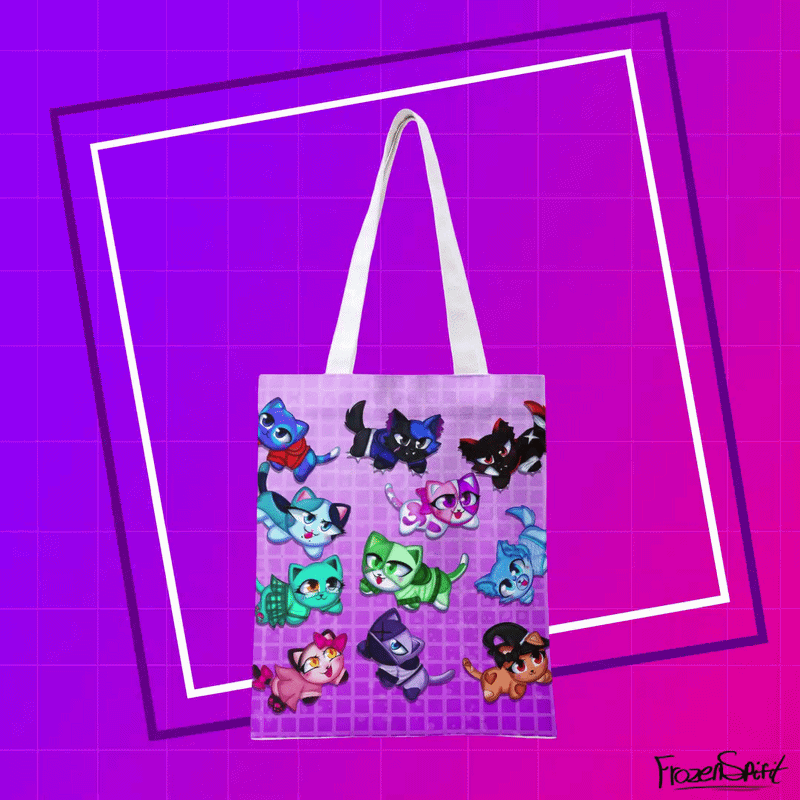 | MY STREET | Aphmau Cats Tote Bag