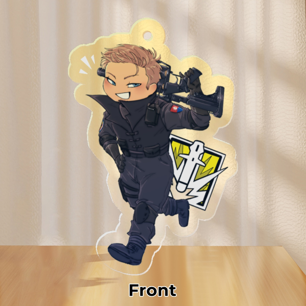 Shrapnel keychain