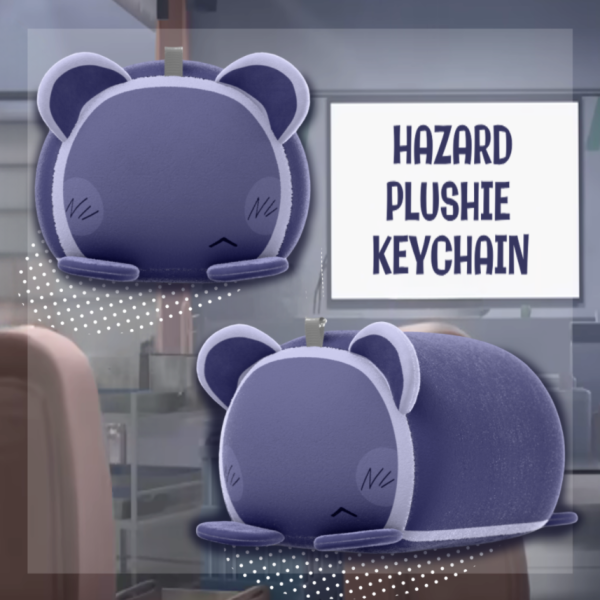 HAZARD Alan Becker Plush Keychain