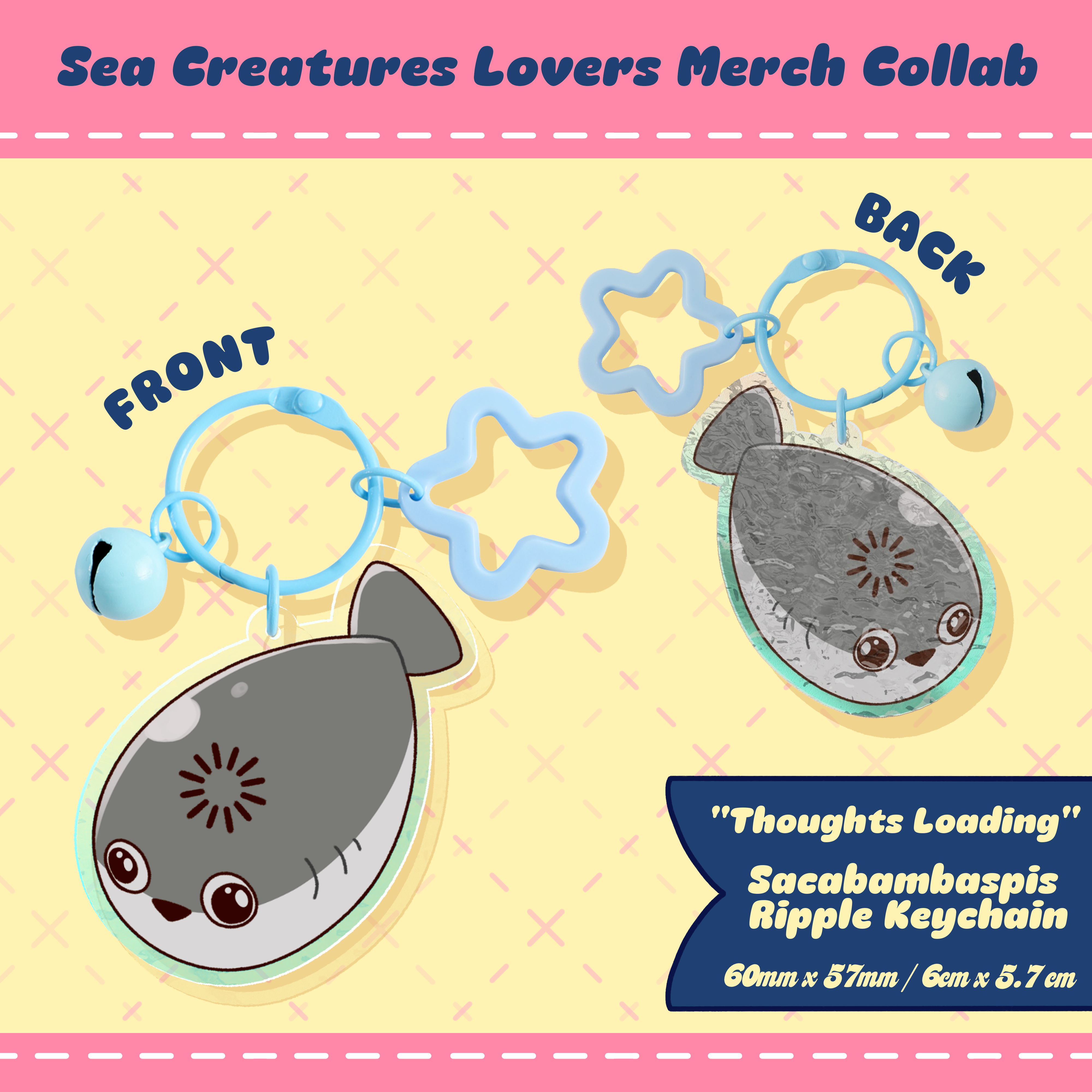 "Thoughts Loading" │ Ripple Keychain
